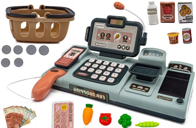 Kasa Dla Dzieci Kasa Fiskalna Sklepowa Happy 4 Supermaket Sklep Zabawka Kasa Zabawkowa Kasy Sklepowe Dla Dziecka