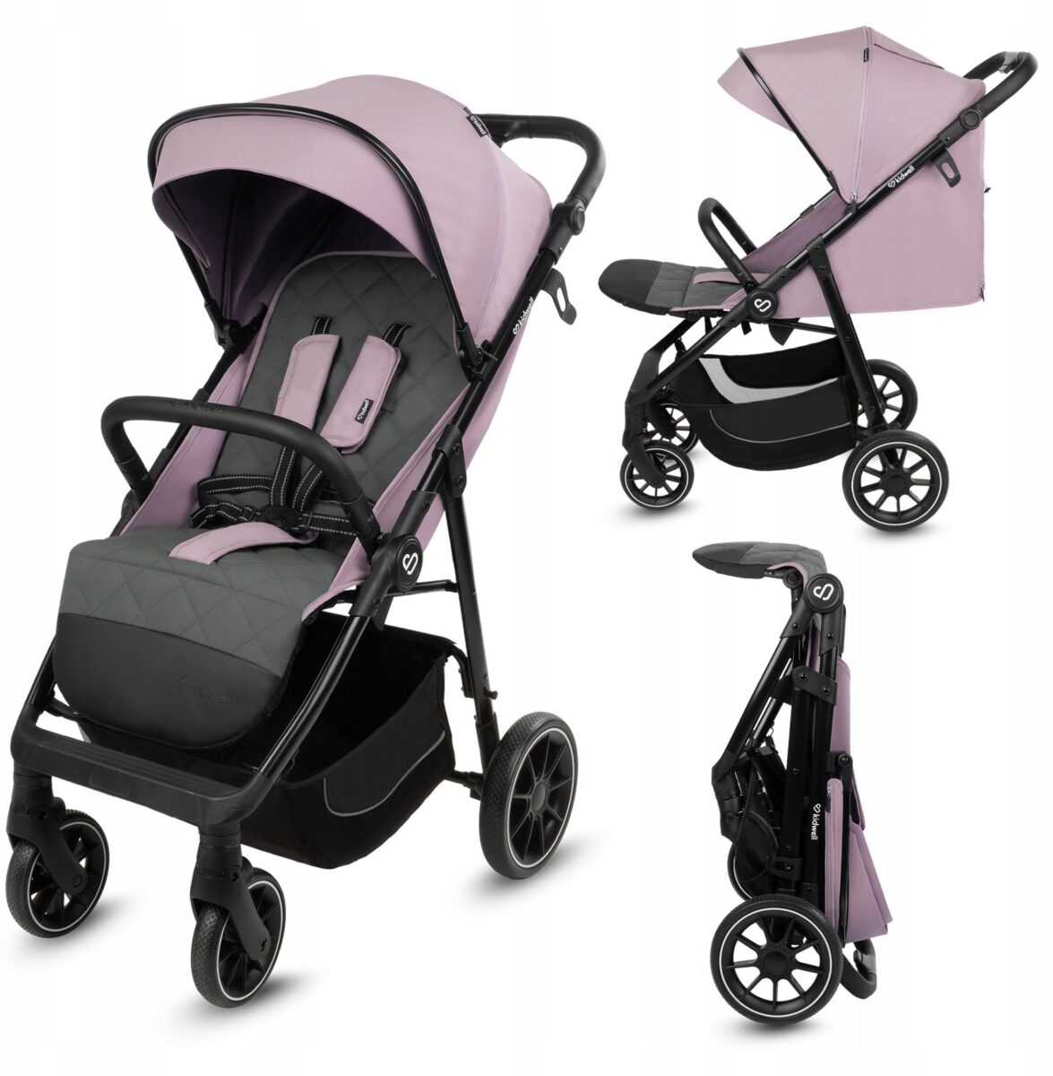 KIDWELL WÓZEK SPACEROWY ENZO PINK 5906601700538