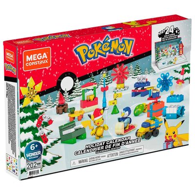 Klocki konstrukcyjne MEGA Pokémon Kalendarz świąteczny GYG99