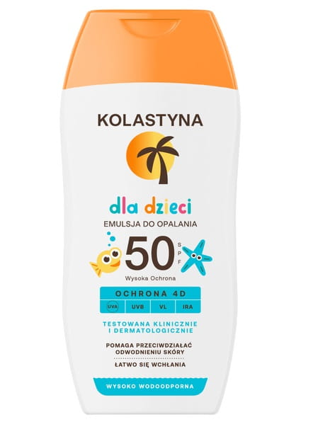 KOLASTYNA Emulsja do opalania dla dzieci SPF 50 150 ml