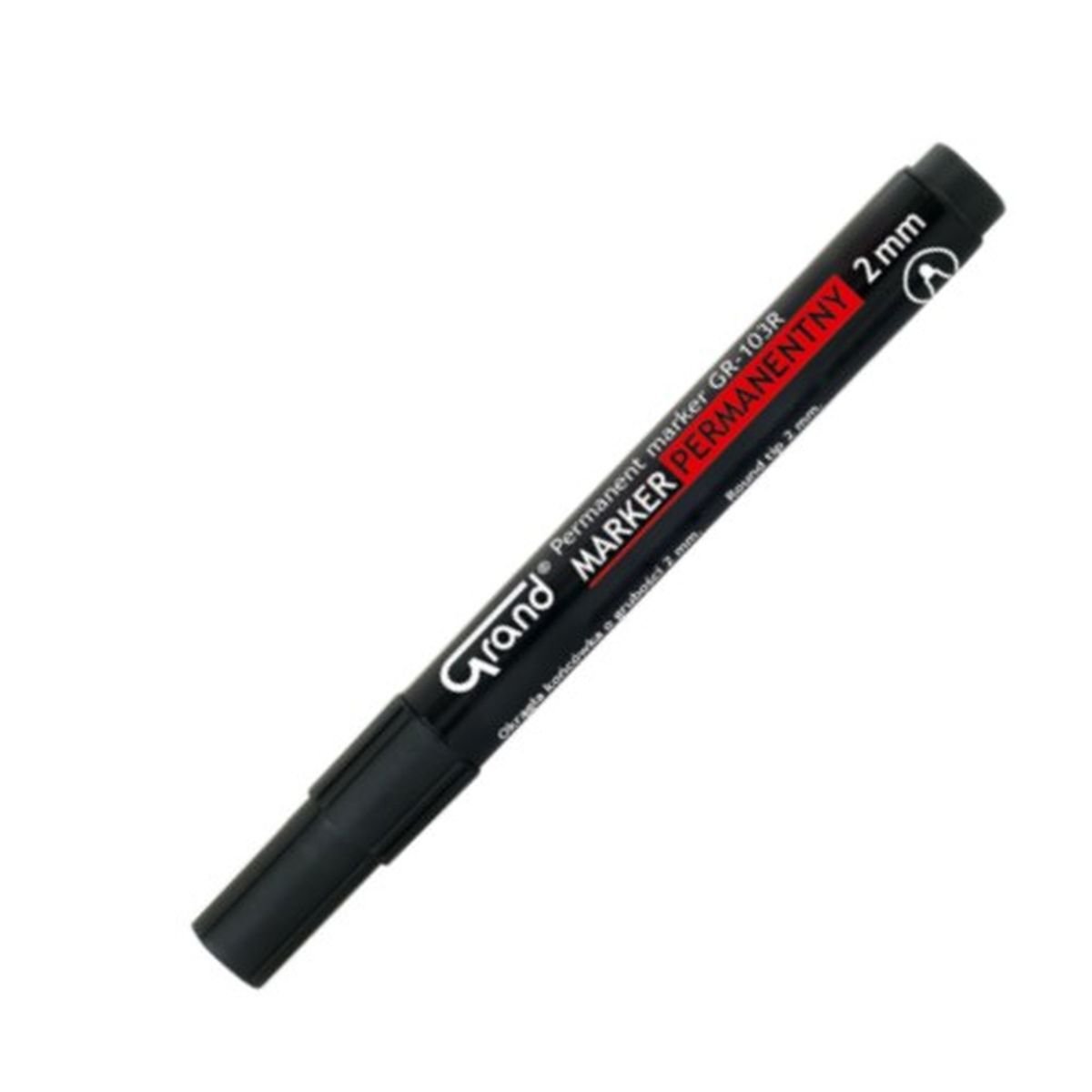 KW Trade Marker permanentny czarny okrągła końcówka