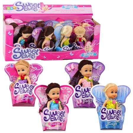 Laleczka mini wróżka 11,5cm Mix Leantoys