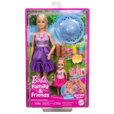 Lalka Barbie Family & Friends Siostry na pikniku JBF43