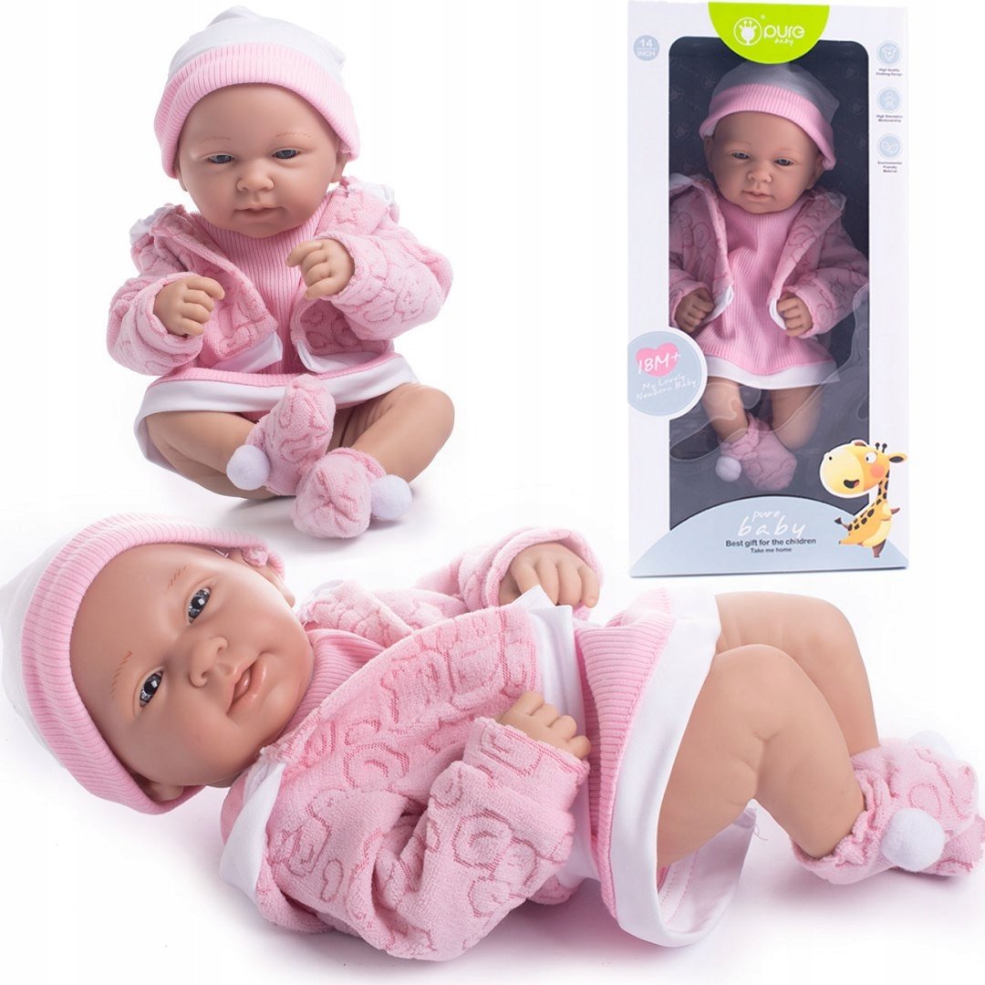 LALKA BOBAS BABY GUMOWA W UBRANKU NIEMOWLAK