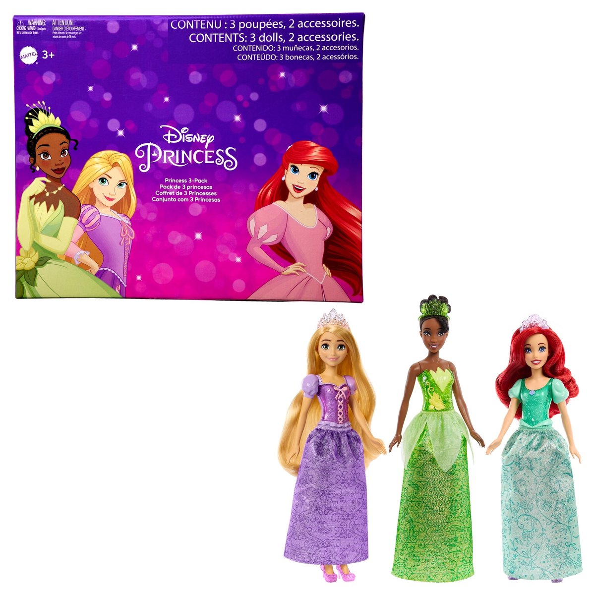 Lalka Disney Księżniczki Disney Princess 3-Pack 28 cm