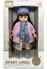 Lalka w płaszczyku 38cm