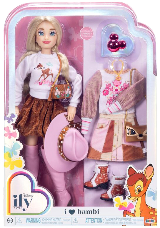 Lalka z akcesoriami Jakks Pacific Disney Bambi Ily 4Ever Fashion 28 cm (0192995228535)