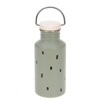 Lassig Bidon ze stali nierdzewnej Happy Prints oliwkowy 500 ml
