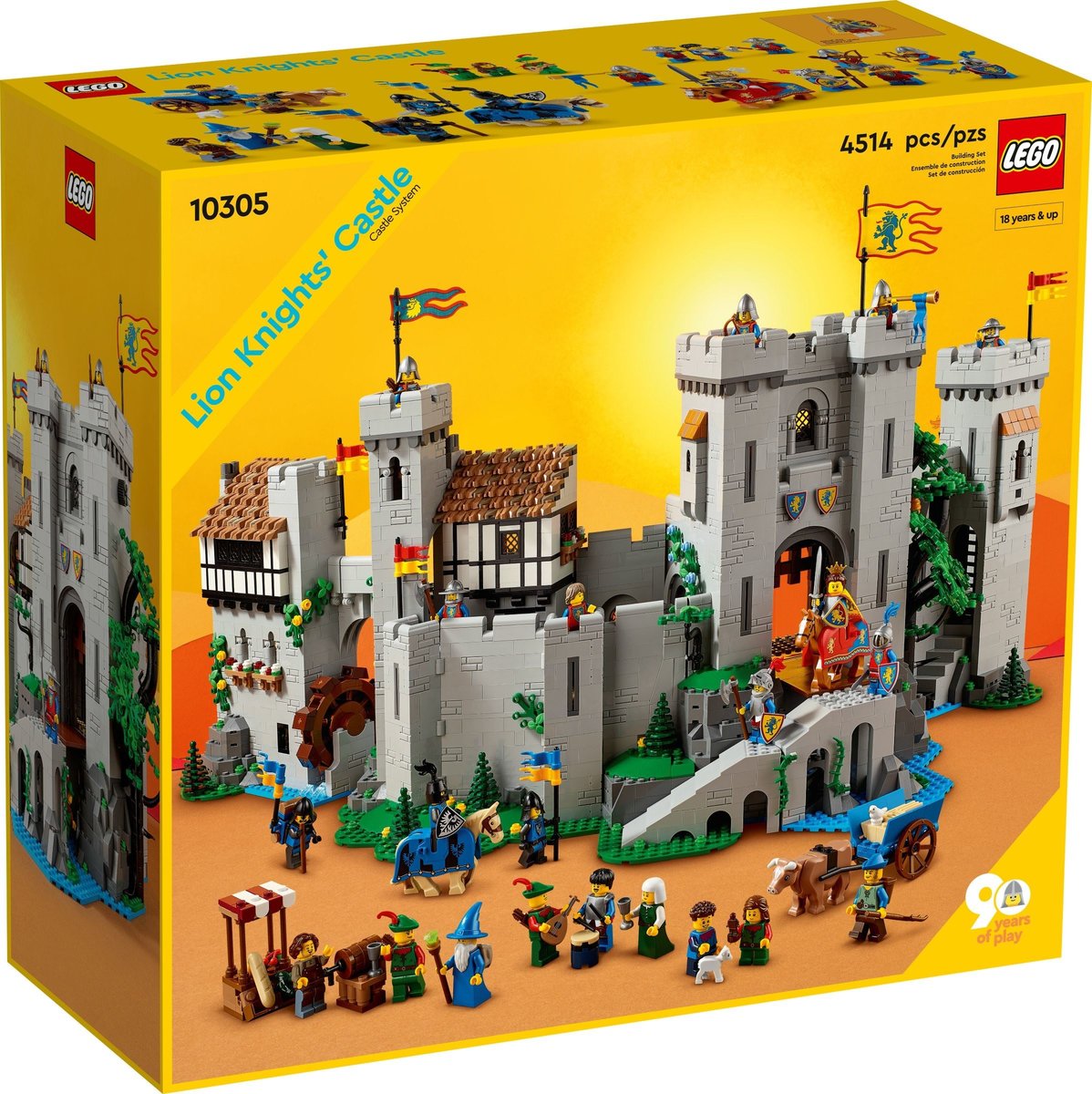 LEGO Icons Zamek rycerzy herbu Lew 10305