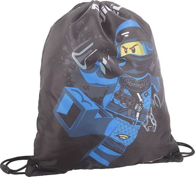 LEGO Plecak Worek ze sznurkami LEGO Ninjago Jay 10105-08 Niebieski uniwersalny 348516-uniw