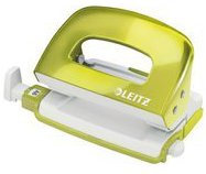 Leitz Dziurkacz Mini WOW metalowy, zielony metalik 50601064