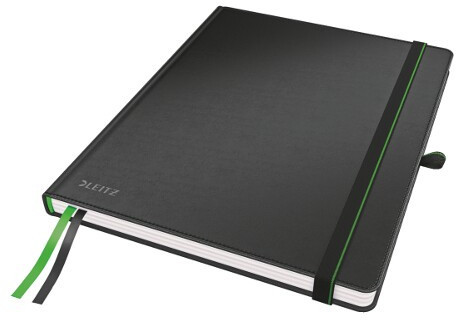 Leitz Notatnik Complete w formacie iPada w kratkę, oprawa twarda - czarny 44730095