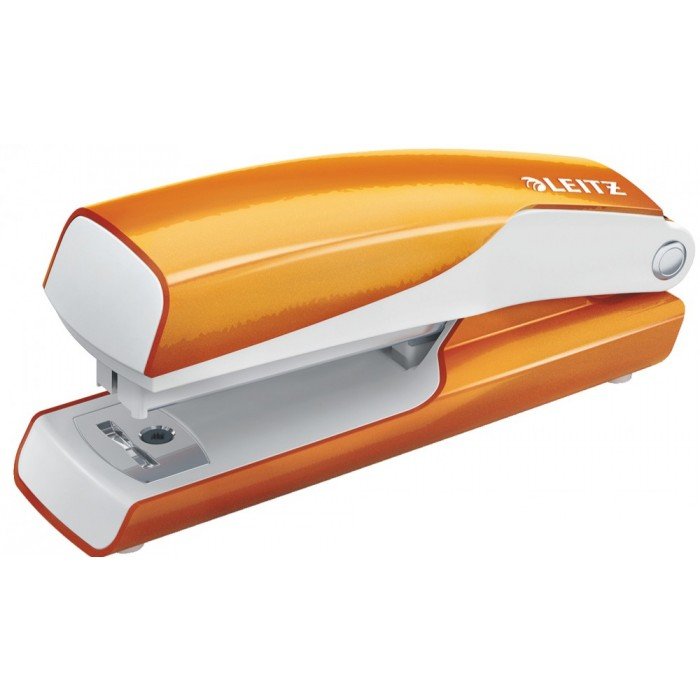 Leitz Zszywacz MiniWOW metalowy, niebieski metalik 55281036