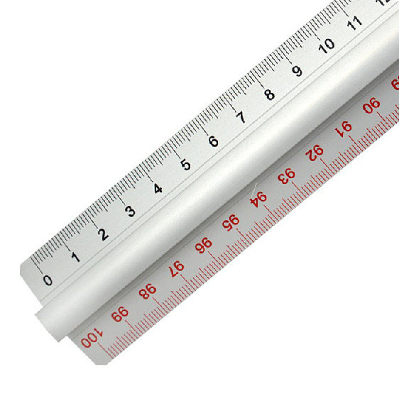 Leniar Linijka aluminiowa 70cm z uchwytem