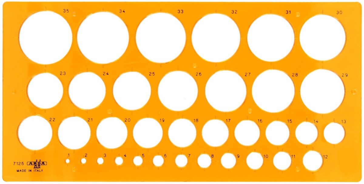 Leniar Szablon koła 1-35 A-7125