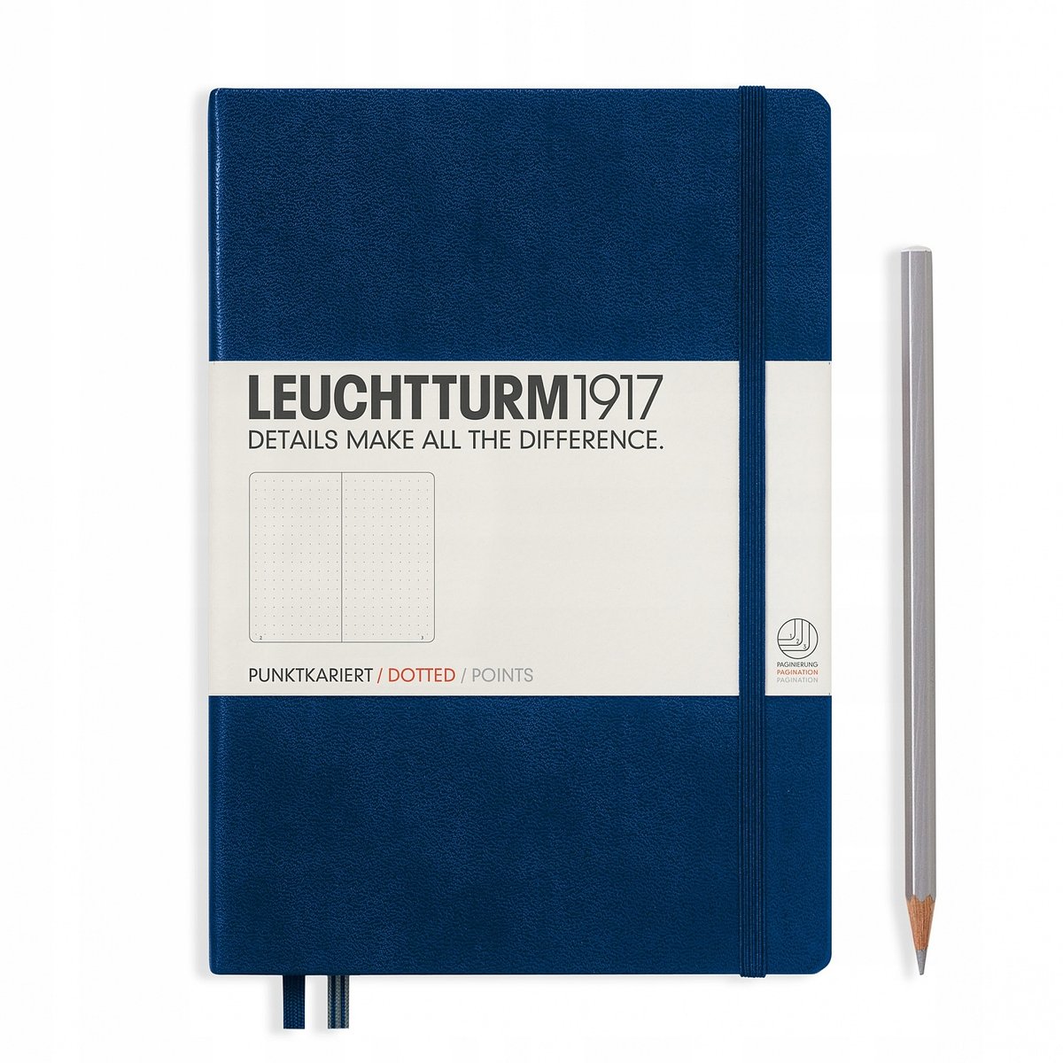 Leuchtturm notebook A5 Medium dotted Marine by Leuchtturm 1917 342925