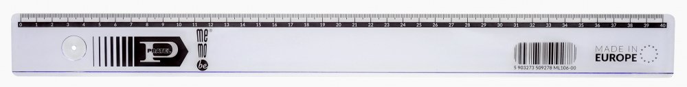 Linijka Plastikowa 40cm MemoBe by Pratel