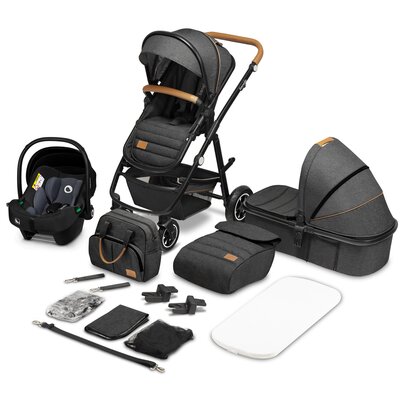 Lionelo wózek spacerowy Amber 3w1 Grey Graphite