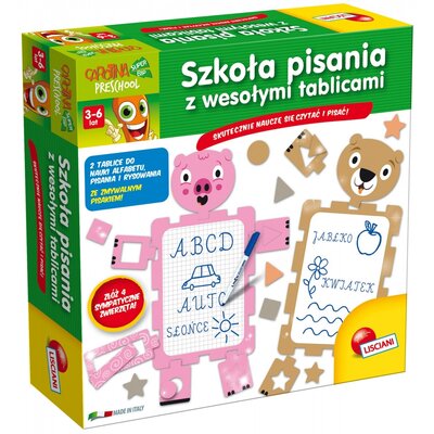 Lisciani Carotina Szkoła Pisania Z Wesołymi Tablicami 8008324050727