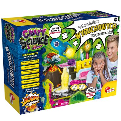 Lisciani Crazy Science Laboratorium wybuchowych eksperymentów