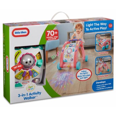 Little Tikes 3w1 Chodzik i stół aktywności PL