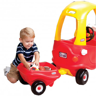 Little Tikes Przyczepka Cozy Coupe czerwona