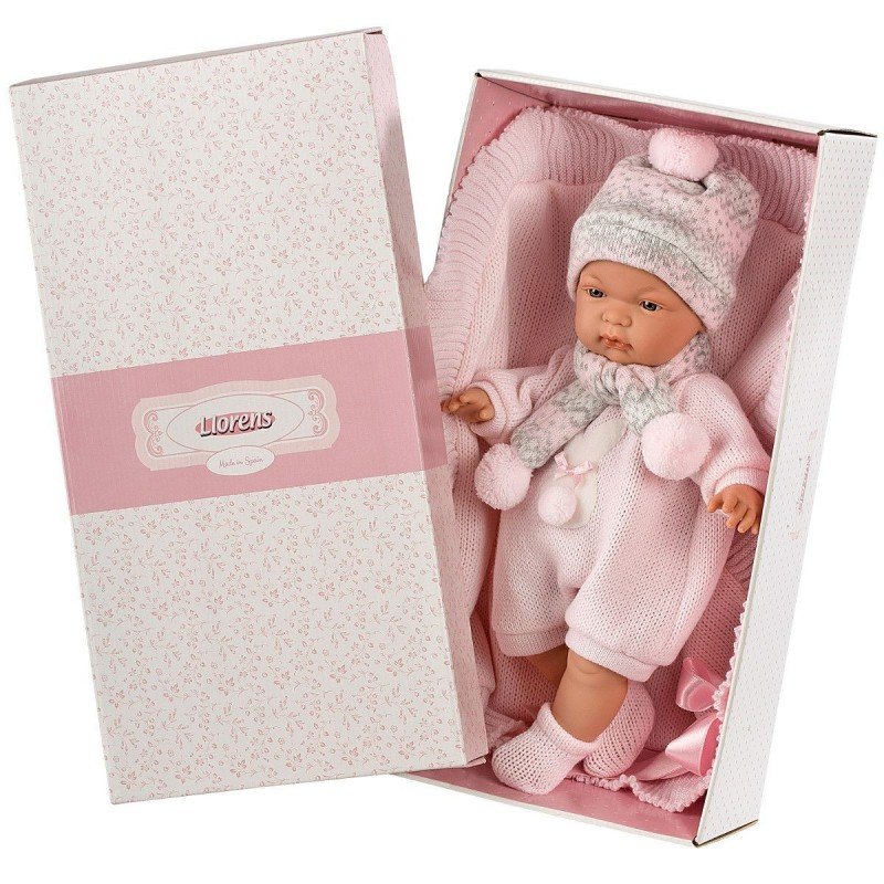 Llorens Lalka Joelle płacząca z ręcznikiem 38 cm GXP-605829