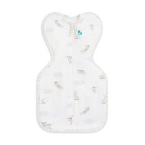Love to Dream Otulacz Swaddle UP - rozmiar M - kremowy, króliki ETAP 1 - 1 TOG Original