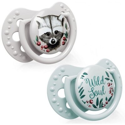 Lovi Lovi Dynamiczny smoczek uspokajający 0-3 m-ce Wild Soul Boy - 2 szt.