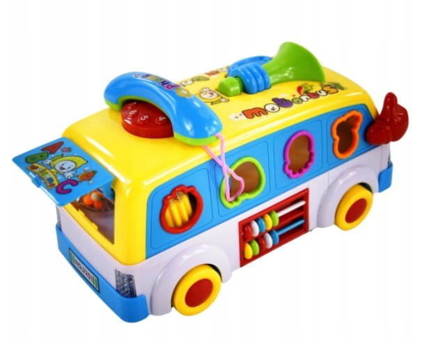 Lt211 Jeżdzący Autobus Interaktywny Sorter Klocków