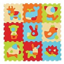 Ludi Piankowe puzzle Zvířátka 90x90 cm