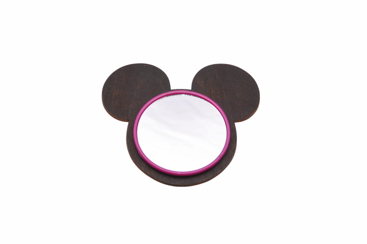 Lusterko do tablicy manipulacyjnej na czarnej podstawce Mickey Mouse