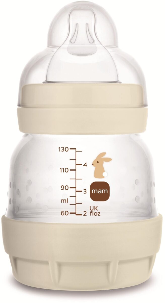 MAM BABY MAM-BUTELKA ANTYKOLKOWA PERFECT START 130ML unisex BEŻOWA