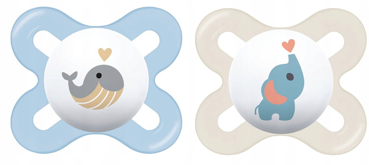 MAM BABY Smoczek Start Silky 0-2 Together Boy 2SZT