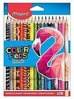 Maped Kredki Colorpeps Animals 18 kolorów