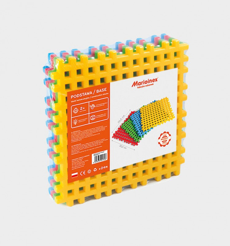 Mario-inex Klocki konstrukcyjne Wafle 4el Mario Podstawa Fol