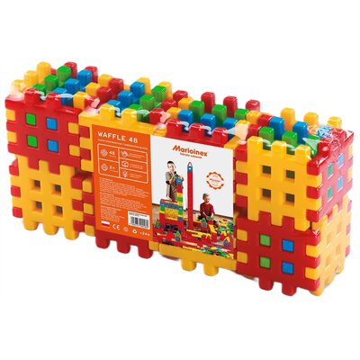 Mario Klocki konstrukcyjne Wafle 48el Kostka Fol