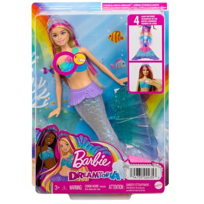 Mattel Lalka Dreamtopia Syrenka Migoczące światełka HDJ36 HDJ36