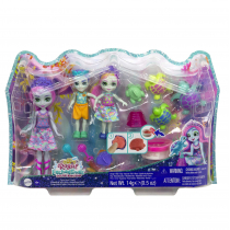 Mattel Lalki Enchantimals Rodzina Tinsley Turle Żółwie Zestaw lalki + zwierzątka GXP-811944