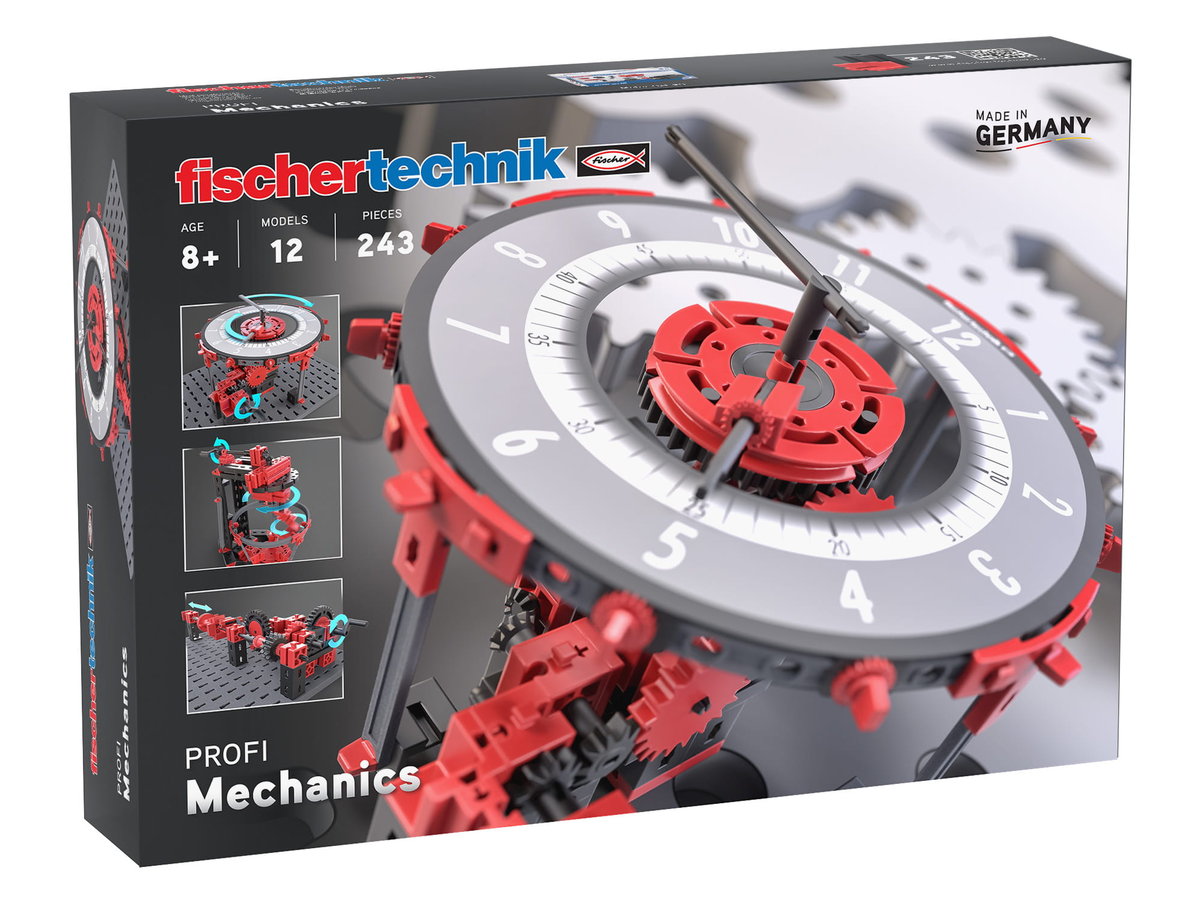 Mechanika zestaw edukacyjny klocki konstrukcyjne fischertechnik dzieci 8+