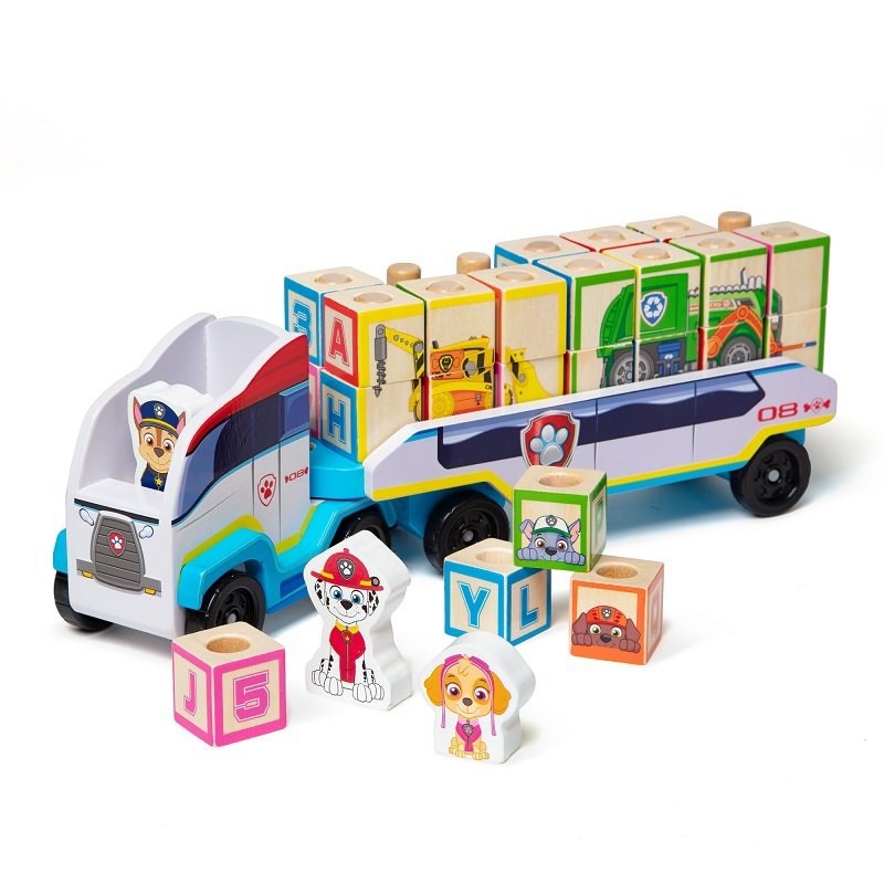 Melissa & Doug, Drewniana ciężarówka ABC, Psi Patrol