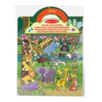 Melissa&Doug Książeczka Wielorazowe Naklejki 3D SAFARI