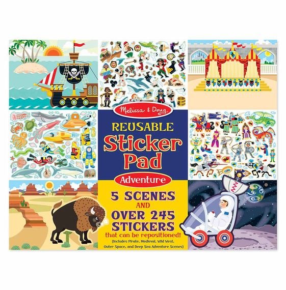 Melissa&Doug naklejki wielorazowe Przygoda