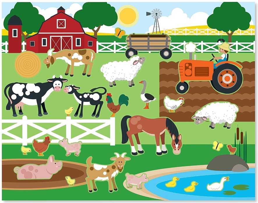 Melissa&Doug Naklejki Wielorazowe - Siedliska Melissa and Doug