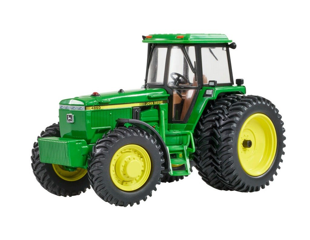 Metalowy Model Zabawka John Deere 4960 Na Bliźniakach 1:32 Britains