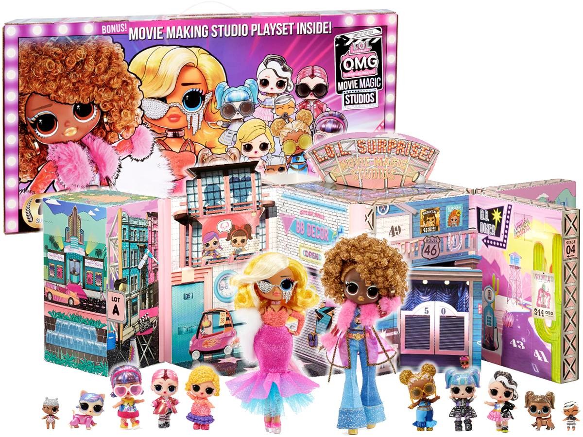 MGA Entertainment L.O.L SURPRISE O.M.G MOVIE MAGIC STUDIO FILMOWE + ZESTAW LALEK 576532