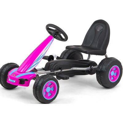 Milly Mally Gokart na pedały Viper Pink STREFADZIECIAKOW.PL 3128