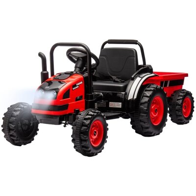 Milly Mally Pojazd na akumulator Traktor z przyczepą Farmer Red