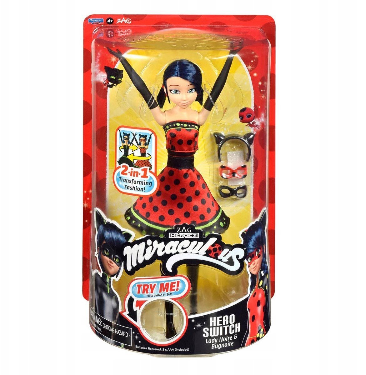 Miraculous Fashion Hero Switch Doll 26 cm