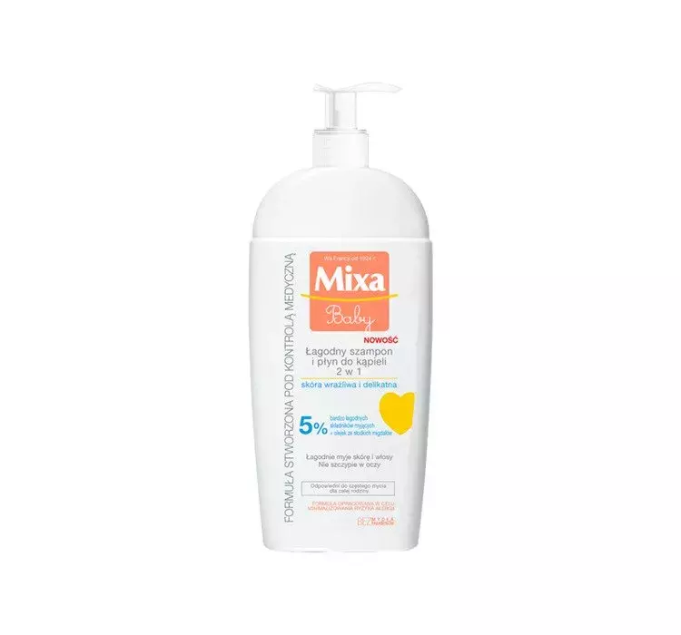 Mixa Baby Lipidowy żel do ciała i włosów bez mydła dla dzieci 250 ml
